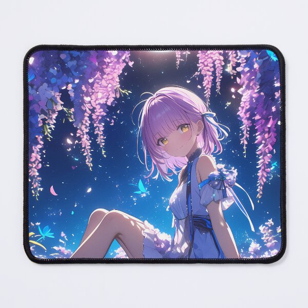 Item preview, Nazuna Nanakusa Call Of The Night Anime Wisteria Moonlit Fantasy Japan Violet Anime Girl designed and sold by CarlosBender.
