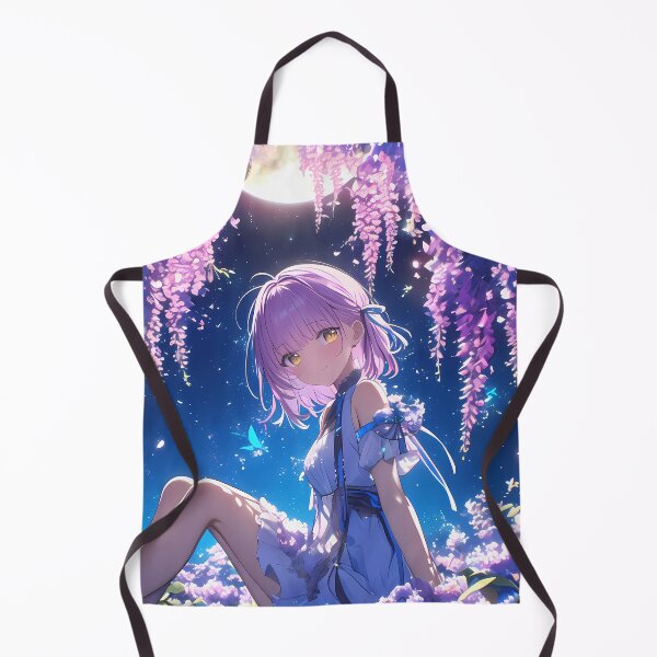 Item preview, Nazuna Nanakusa Call Of The Night Anime Wisteria Moonlit Fantasy Japan Violet Anime Girl designed and sold by CarlosBender.