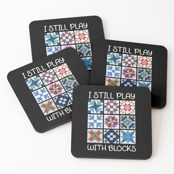 Item preview, I Still Play With Blocks Quilt Funny Quilting designed and sold by MarionCharleen.