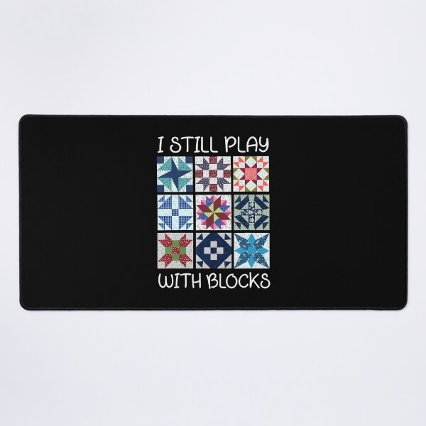 Item preview, I Still Play With Blocks Quilt Funny Quilting designed and sold by MarionCharleen.