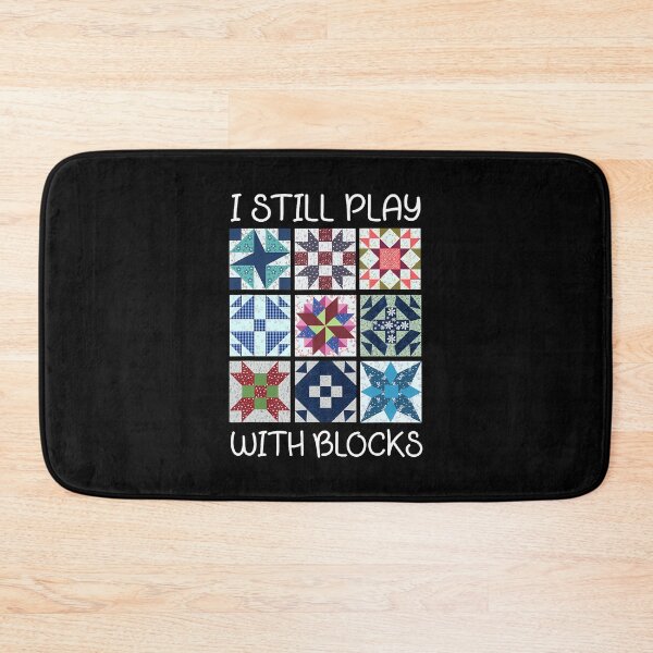 Item preview, I Still Play With Blocks Quilt Funny Quilting designed and sold by MarionCharleen.