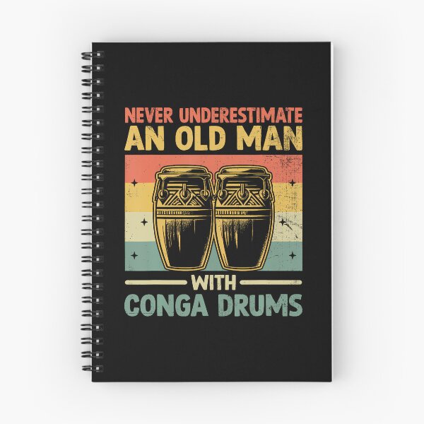 Item preview, Never Underestimate An Old Man With Conga Drums Congas designed and sold by AlanaKaren.
