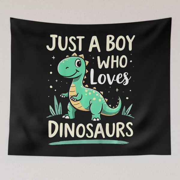 Item preview, Just A Boy Who Loves Dinosaurs designed and sold by MarionCharleen.