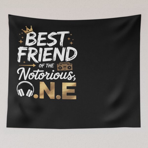 Item preview, Best Friend Of The Notorious One Old School 1st Birthday designed and sold by Eskomeranola.