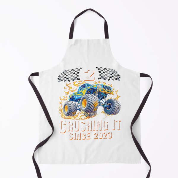 Item preview, 2Nd Birthday Monster Truck Flames Race Flags By Merch, Limited Edition, Perfect Gift For You And Fr designed and sold by Shelby Hines.