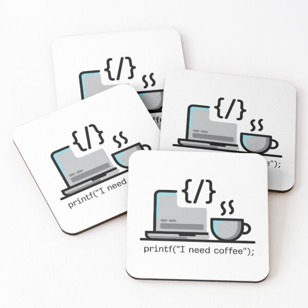 Item preview, I Need Coffee — Coder Life designed and sold by miriamo25.
