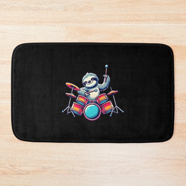 Item preview, Cute Sloth Playing Drums Sloths Drummer Music designed and sold by EstherDiane.