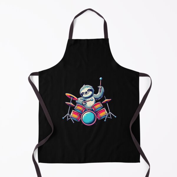 Item preview, Cute Sloth Playing Drums Sloths Drummer Music designed and sold by EstherDiane.