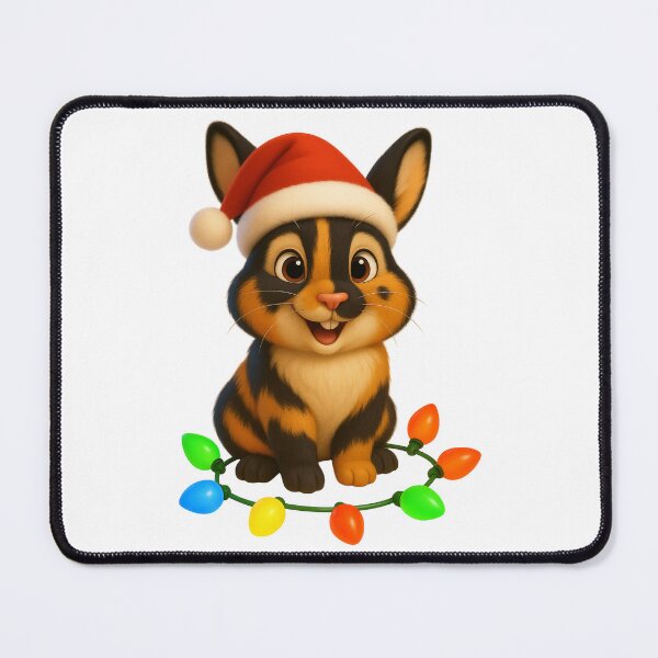 Item preview, Christmas Harlequin Rabbit designed and sold by Sillytoe.