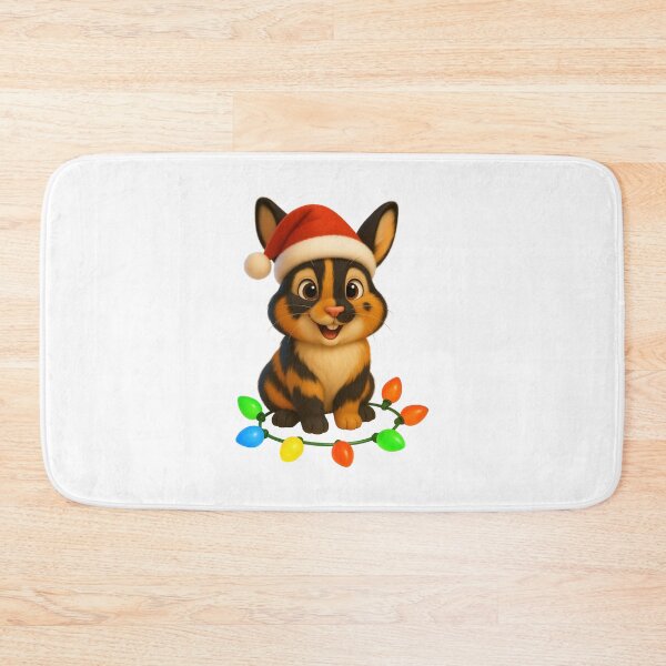 Item preview, Christmas Harlequin Rabbit designed and sold by Sillytoe.