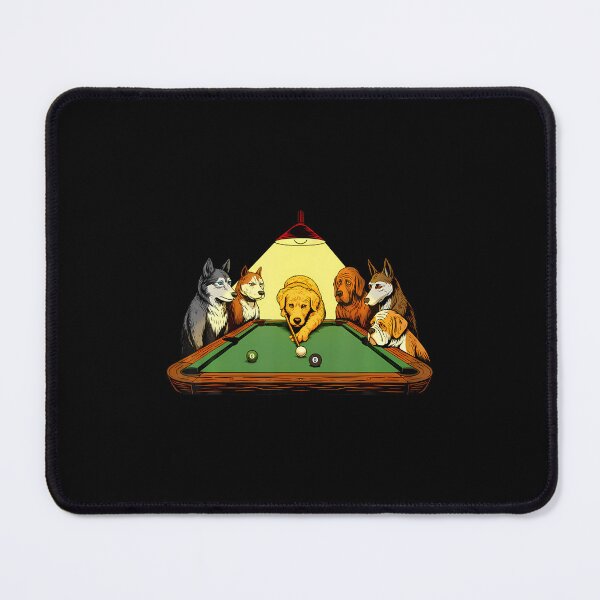 Item preview, Billiard Dogs - 8 Ball Billiard Game Pool Player designed and sold by BeulahJoseph.