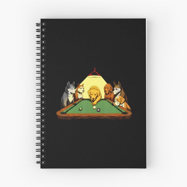 Item preview, Billiard Dogs - 8 Ball Billiard Game Pool Player designed and sold by BeulahJoseph.