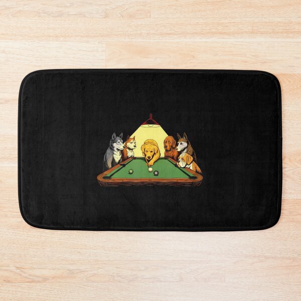 Item preview, Billiard Dogs - 8 Ball Billiard Game Pool Player designed and sold by BeulahJoseph.