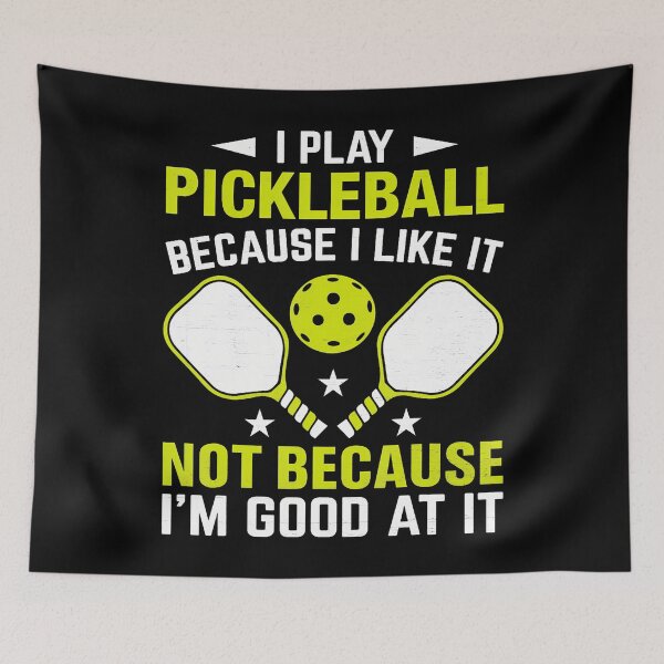 Item preview, I Play Pickleball Because I Like It Not Im Good At It designed and sold by LucilleAntoi.