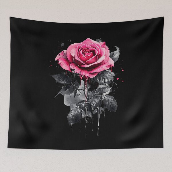 Item preview, Pink Rose Flower Botanist Garden Flower Rose designed and sold by ElizabethVivan.