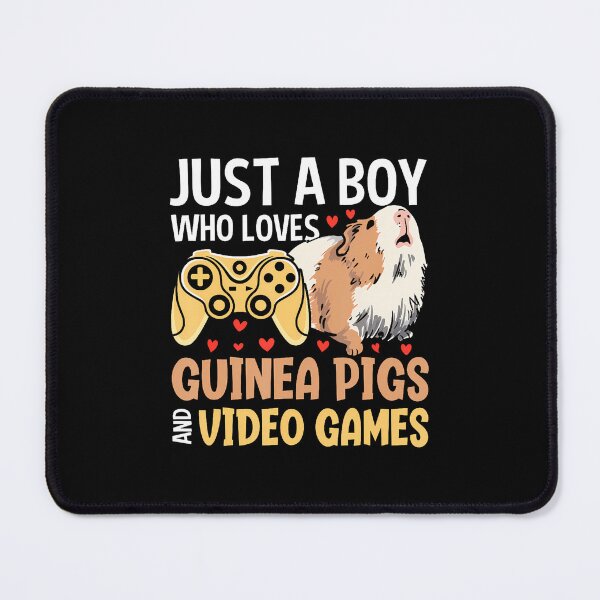 Item preview, Just A Boy Who Loves Guinea Pigs And Video Games - Gamer Men designed and sold by JenniferJanice.