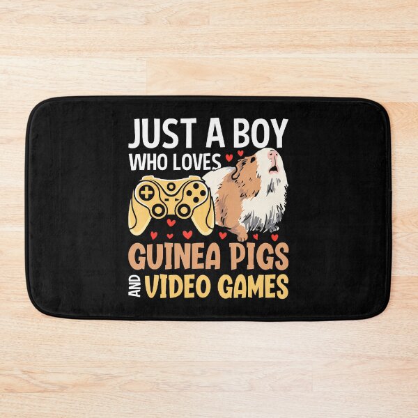 Item preview, Just A Boy Who Loves Guinea Pigs And Video Games - Gamer Men designed and sold by JenniferJanice.