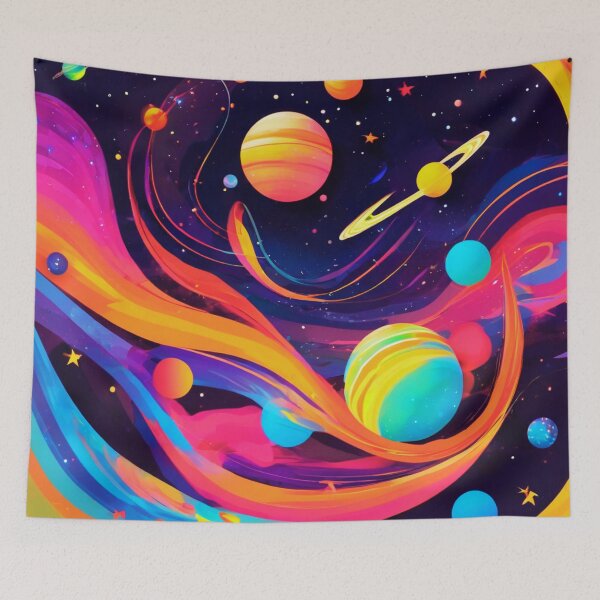 Item preview,  Carnival Dance of the Planets. designed and sold by Zofia Sosnecka.