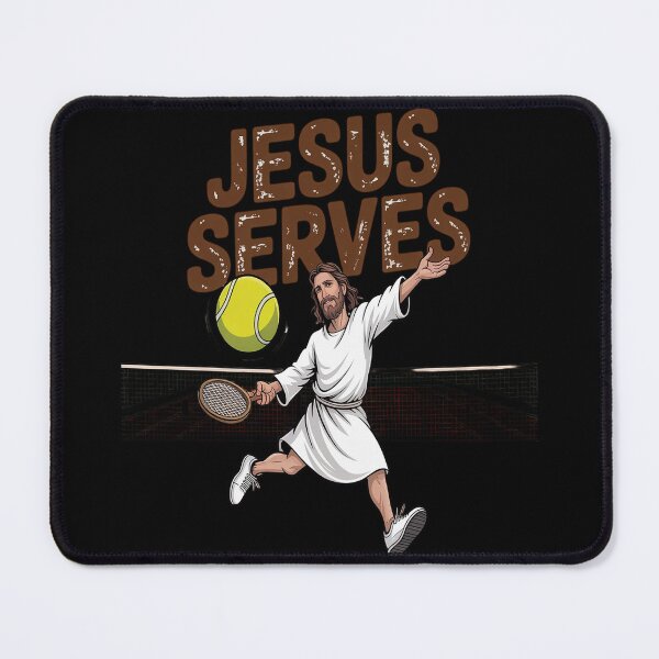 Item preview, Jesus Serves Pickleball Savior Sport Christian Men Women designed and sold by Libbysharts.