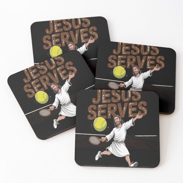 Item preview, Jesus Serves Pickleball Savior Sport Christian Men Women designed and sold by Libbysharts.