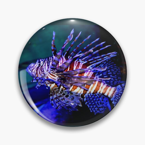 Item preview, Vibrant Lionfish in Aquarium designed and sold by Savannah Gibbs.