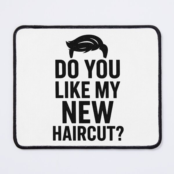 Item preview, New Haircut Check – Funny Hair & Style Design designed and sold by lkhyal.