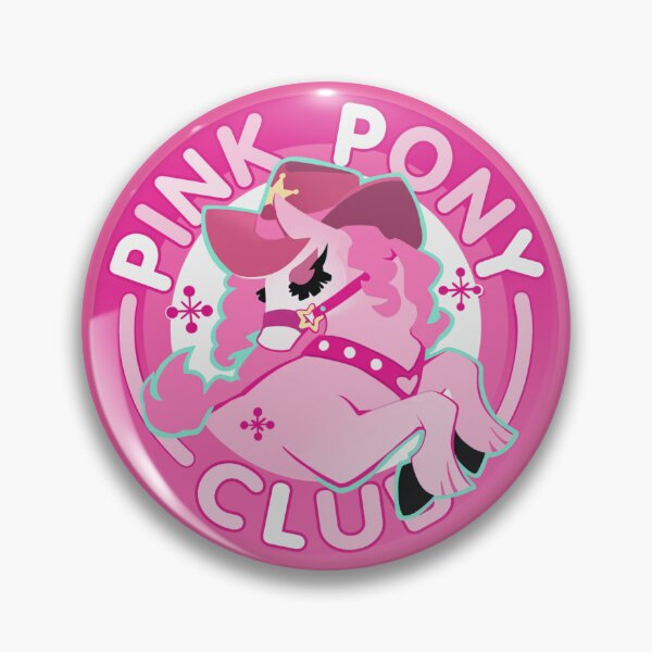 Item preview, Pink Pony Club badge designed and sold by Yan Factorial.