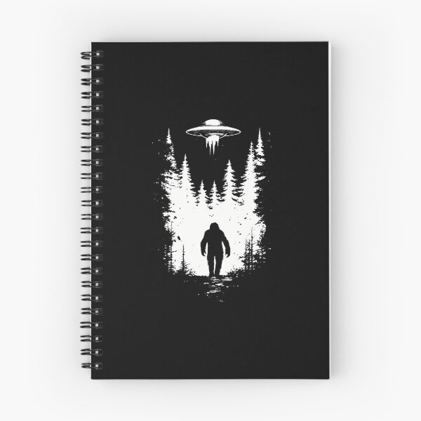 Item preview, Ufo Beams Up Bigfoot Funny designed and sold by JenniferJanice.