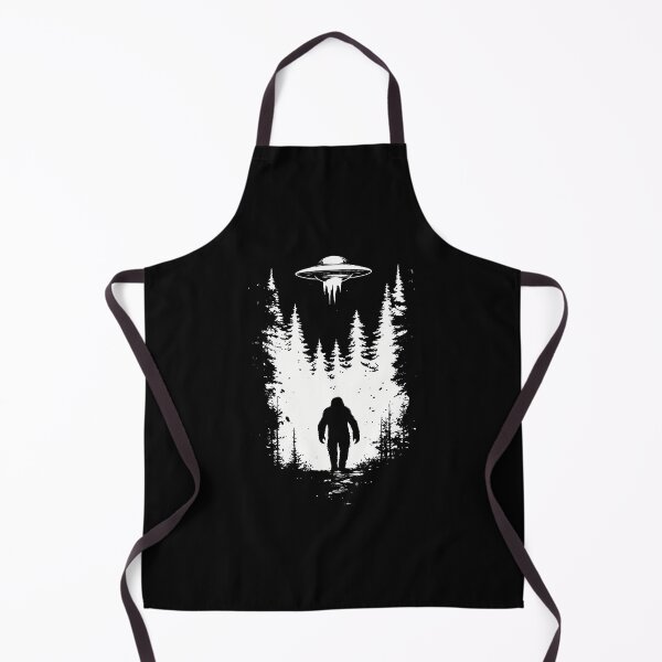 Item preview, Ufo Beams Up Bigfoot Funny designed and sold by JenniferJanice.