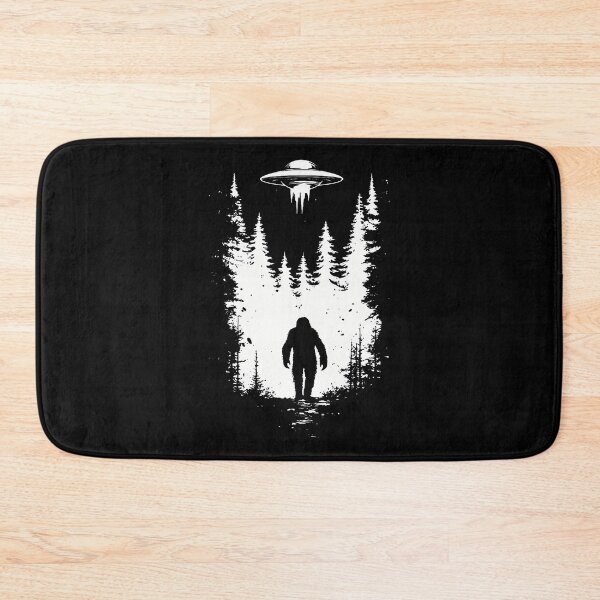 Item preview, Ufo Beams Up Bigfoot Funny designed and sold by JenniferJanice.