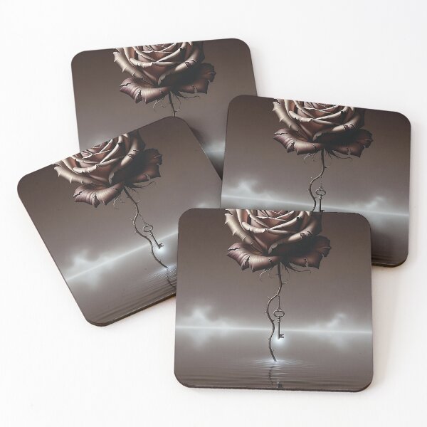 Item preview, Red Dark Rose Surrealism Photography Art Print designed and sold by saiful020.