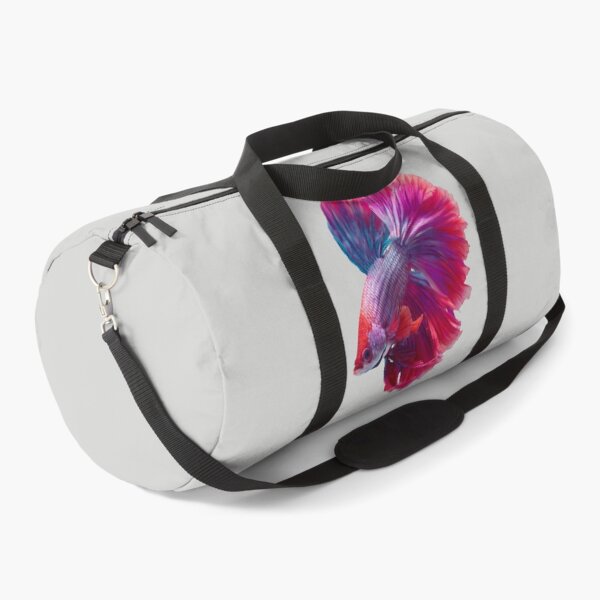 Item preview, Crimson Orchid Betta Siamese Fighting Fish with Flowing Red and Purple Fins designed and sold by meganohm.