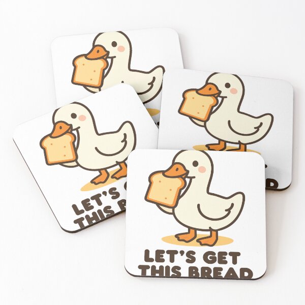 Item preview, LET’S GET THIS BREAD – Hustle Goose designed and sold by CLUB SODA KID DESIGNS.
