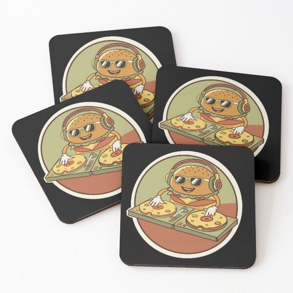 Item preview, Burger DJ Funny Food Humor “Spin The Cheese” Music Lover T-Shirt designed and sold by Popstudio85.