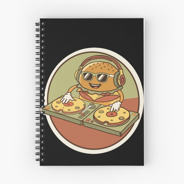 Item preview, Burger DJ Funny Food Humor “Spin The Cheese” Music Lover T-Shirt designed and sold by Popstudio85.