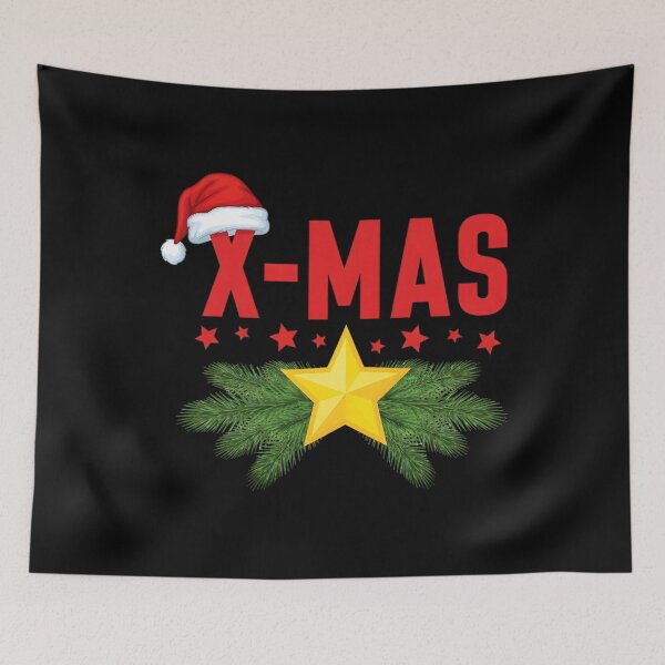 Item preview, X-MAS Christmas Design with Santa Hat designed and sold by BakeryDozen.