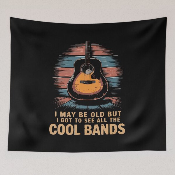 Item preview, I May Be Old But I Got To See All The Cool Bands designed and sold by JenniferJanice.