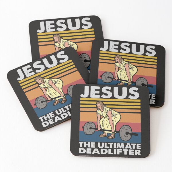 Item preview, Jesus The Ultimate Deadlifter Funny Workout Gym designed and sold by Dawid-shop2.