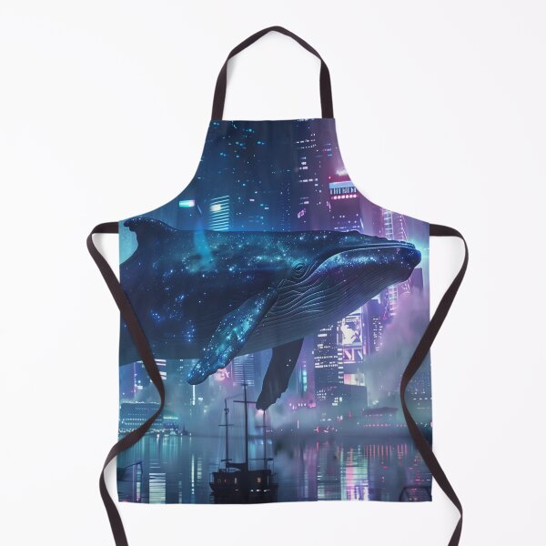 Item preview, Whale of the Neon Sky designed and sold by ArgentoArt.