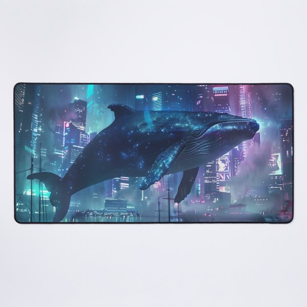 Item preview, Whale of the Neon Sky designed and sold by ArgentoArt.