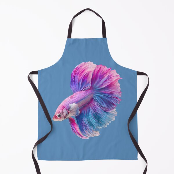 Item preview, Pink & Blue Pastel Marble Halfmoon Betta Cotton Candy Betta Siamese Fighting Fish designed and sold by meganohm.
