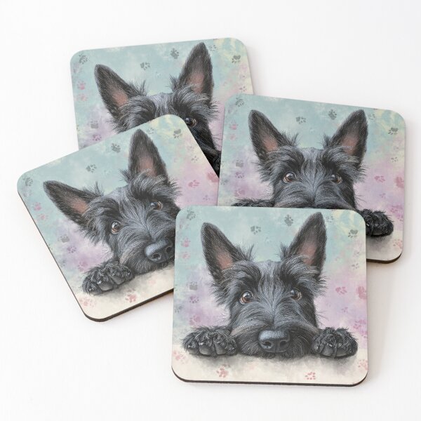 Item preview, Scottish Terrier Peeking over Wall 02 designed and sold by Elisabeth Lucas.