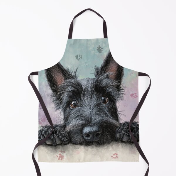 Item preview, Scottish Terrier Peeking over Wall 02 designed and sold by Elisabeth Lucas.