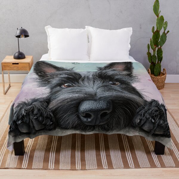 Item preview, Scottish Terrier Peeking over Wall 02 designed and sold by Elisabeth Lucas.