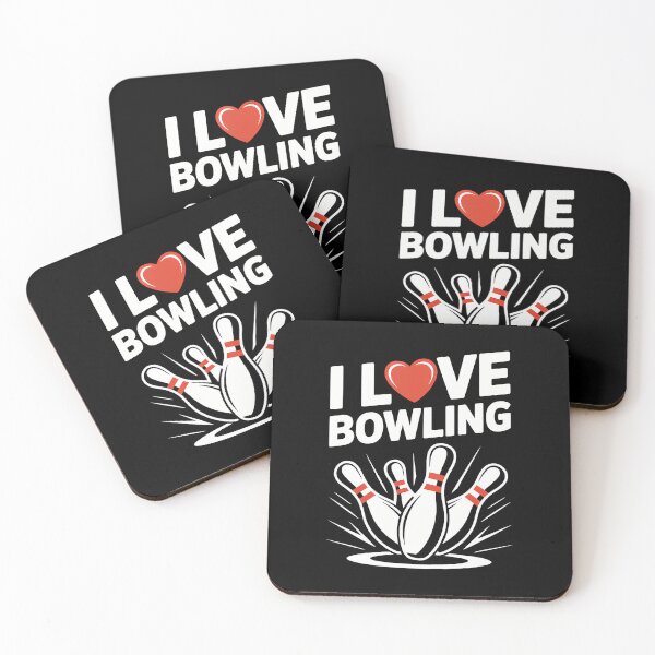 Item preview, I Love Bowling Enthusiast Pin designed and sold by JenniferJanice.