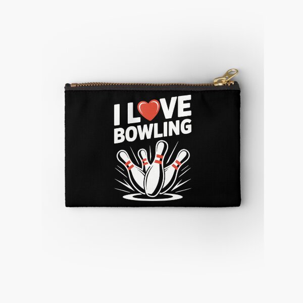 Item preview, I Love Bowling Enthusiast Pin designed and sold by JenniferJanice.