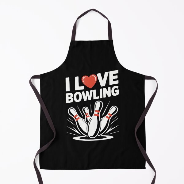 Item preview, I Love Bowling Enthusiast Pin designed and sold by JenniferJanice.