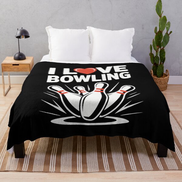 Item preview, I Love Bowling Enthusiast Pin designed and sold by JenniferJanice.