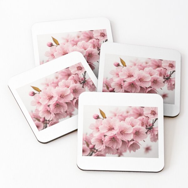 Item preview, Cherry blossom flowers on white background designed and sold by Studio-Creator.