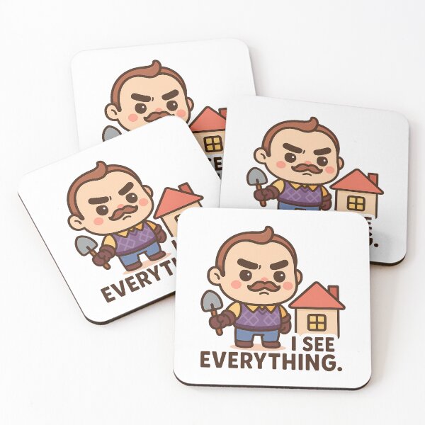 Item preview, Kawaii Hello Neighbor Fan Art designed and sold by Parallel Fold.